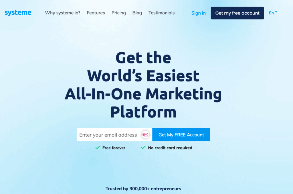 How to Create a Free Landing Page with Systeme.io - A Step-by-Step Guide